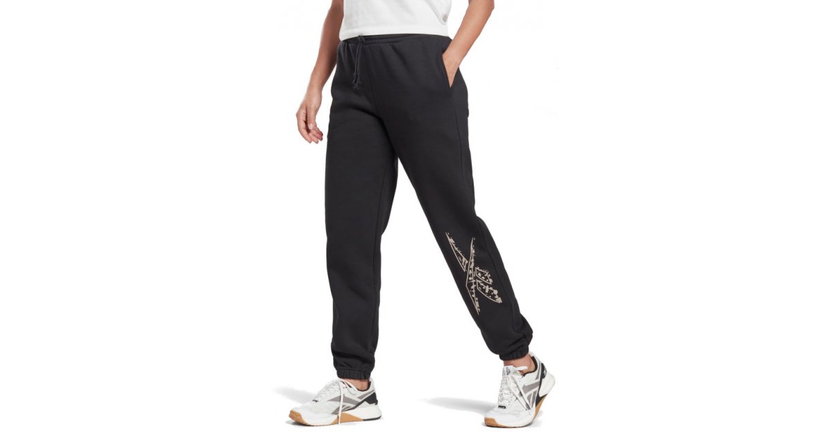 Спортни панталони Reebok Modern Safari Fleece Pants Черно | hb1054, 1