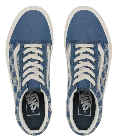 Кецове и обувки Vans Chaussures Denim Mix Old skool Тъмно синьо | VN0A7Q5MBLU, 3