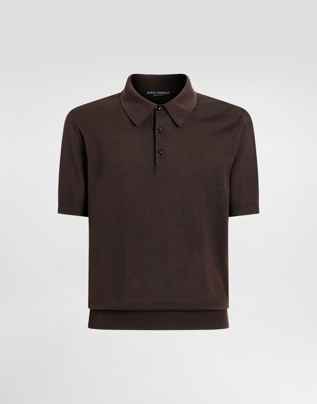 Dolce & Gabbana Short-Sleeved Cotton Polo Shirt