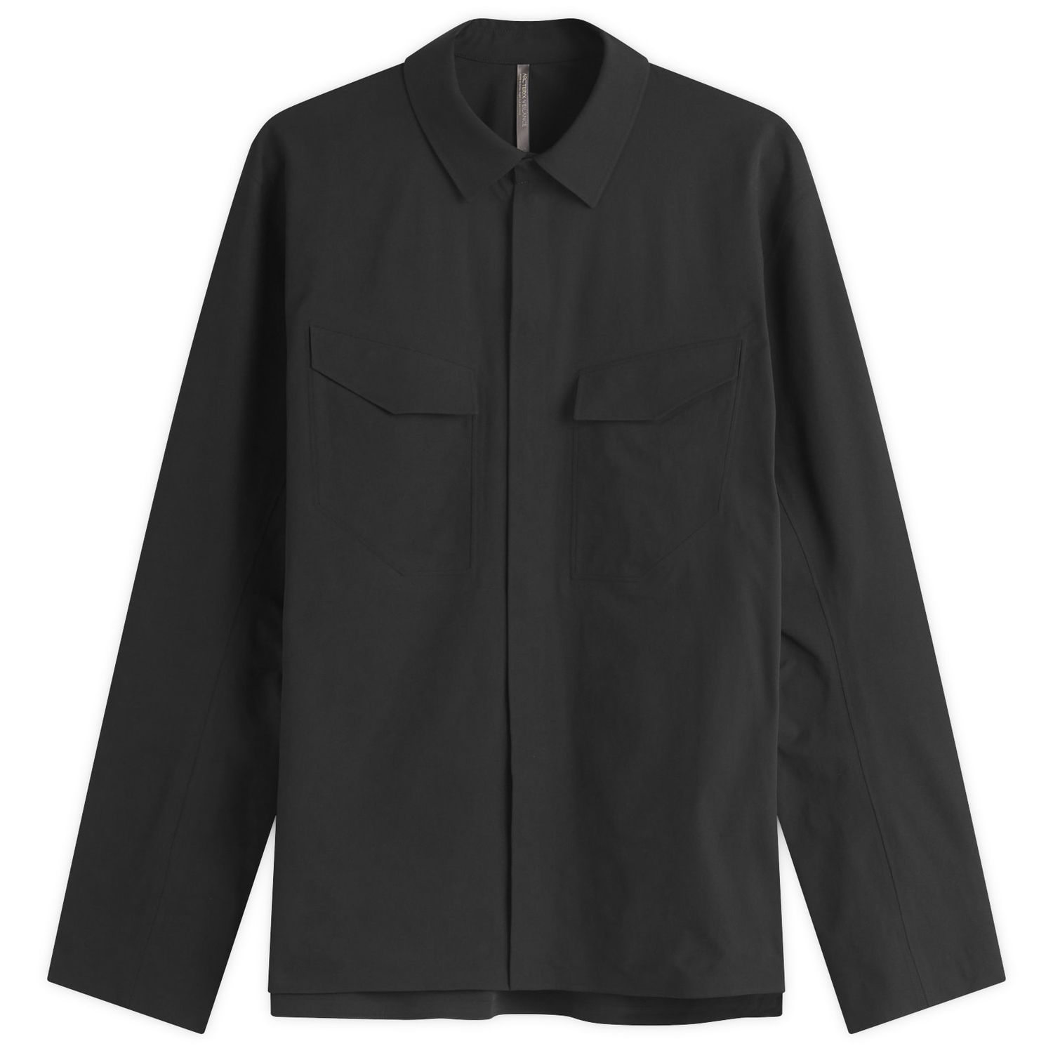 Риза Arcteryx Veilance Field Long Sleeve Shirt, Size Large Черно | X000009635-002291, 0