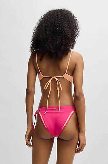 Сутиен BOSS Padded Layered Bikini Top Оранжево
 | 50540323, 1
