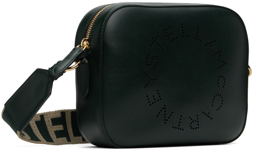 Чанта през рамо Stella McCartney Stella McCartney Logo Crossbody Bag Зелено | 700266W8542, 1
