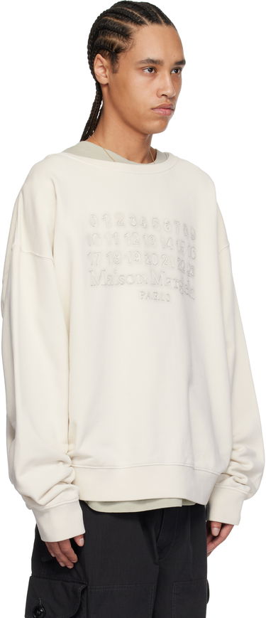 Пуловер Maison Margiela Maison Margiela Embroidered Sweatshirt Сиво | S50GU0230 M25017, 4