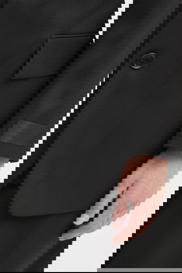 Яке VETEMENTS VETEMENTS Fitted Zip Tailored Blazer Черно | UH76TJ500B, 3