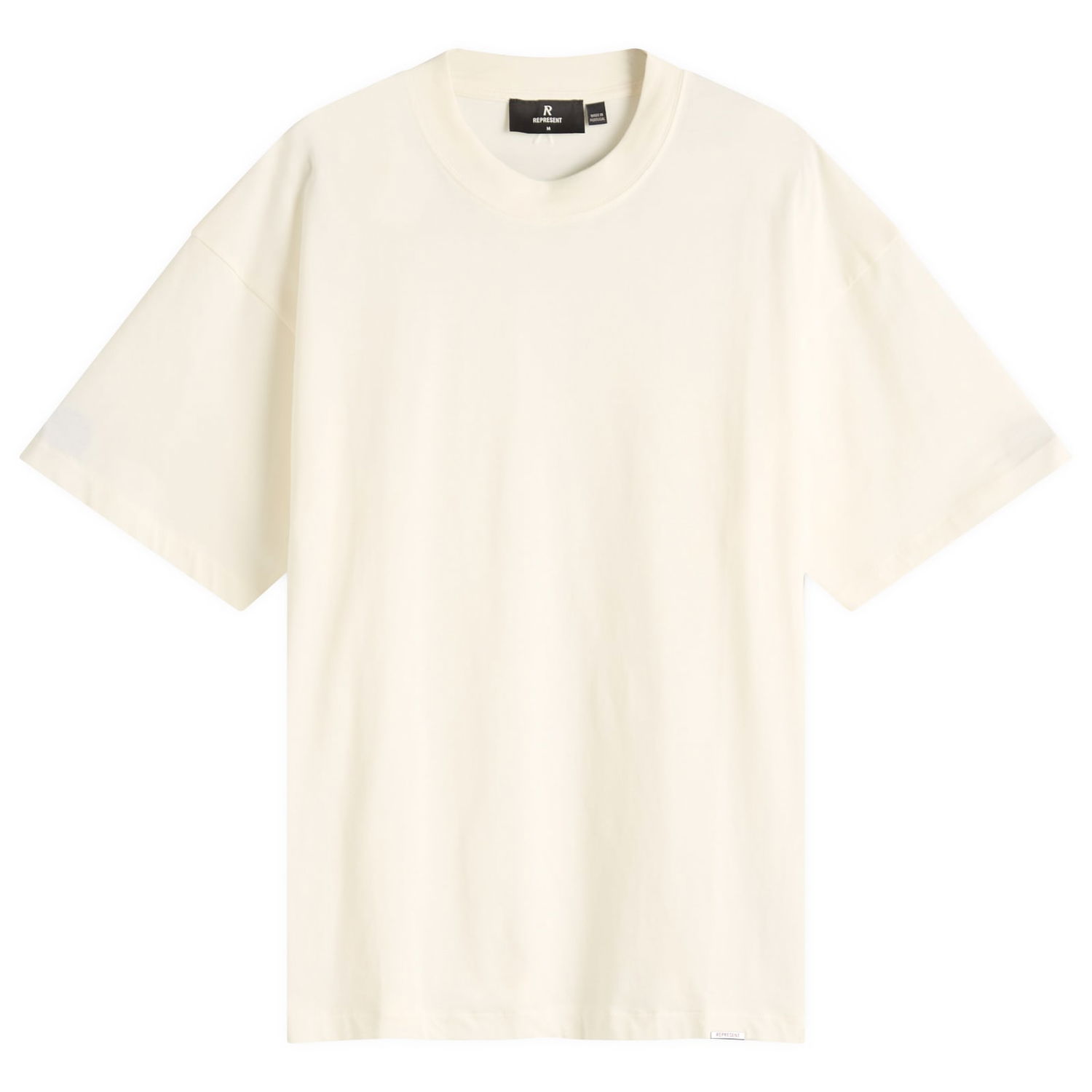 Тениска Represent Clo Oversized T-Shirt Initial, Size Large Бяло | INM4742-072, 1