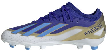 Кецове и обувки adidas Performance X CRAZYFAST LEAGUE FG J MESSI Синьо | id0714, 3