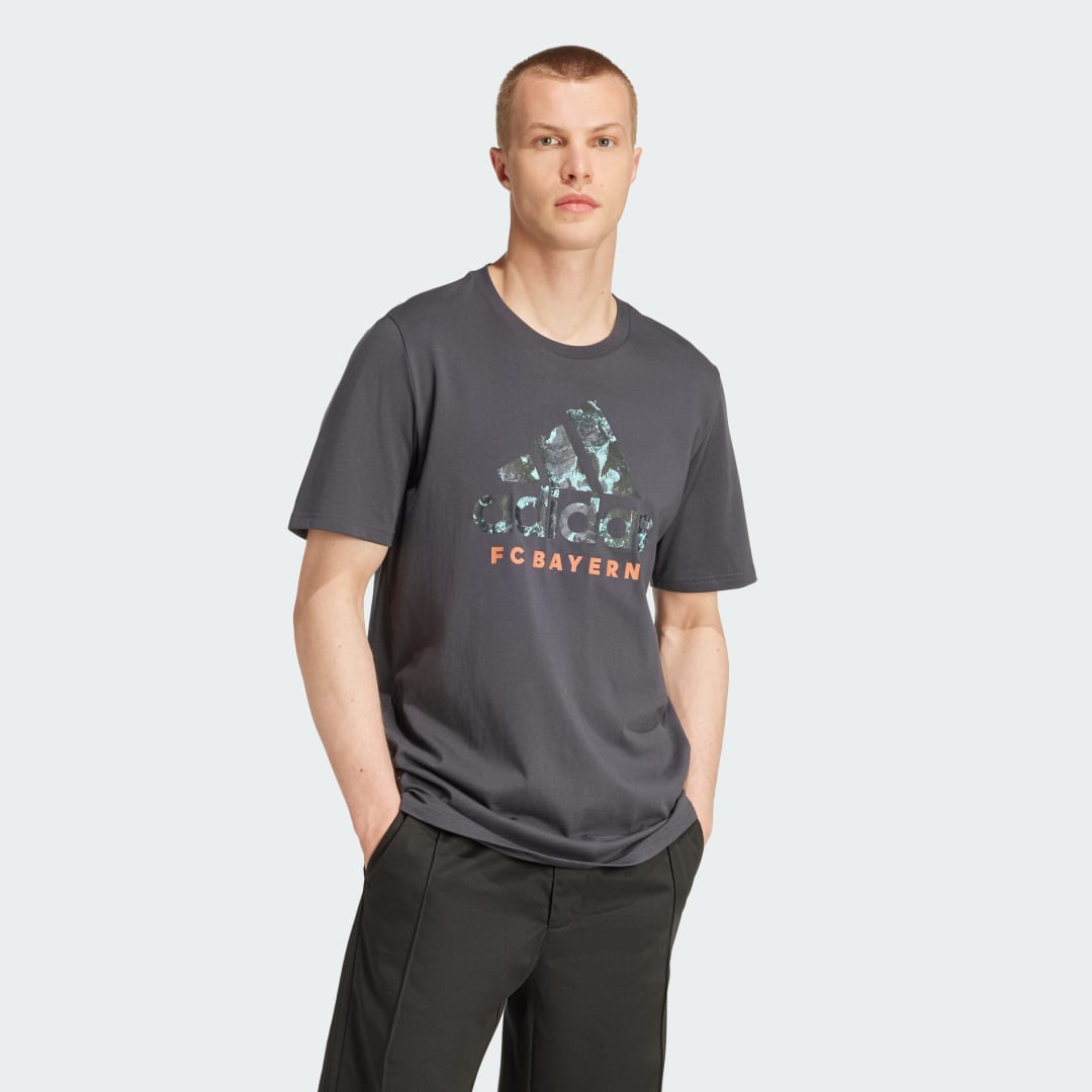 Тениска adidas Performance FC Bayern Seasonal Graphic Черно | IT4151, 0