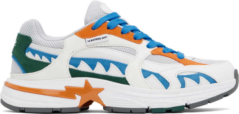 Кецове и обувки BAPE A Bathing Ape Shark STA M1 Бяло | 001FWK201303M