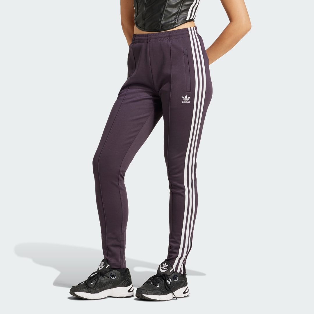 Спортни панталони adidas Performance Adicolor SST Track Pants Лилаво | IY2185, 0