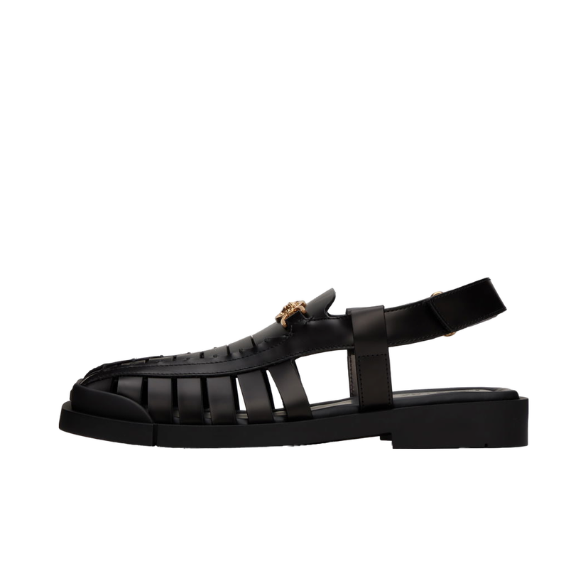 Кецове и обувки Versace Black Medusa '95 Sandals Черно | 1014821_1A09912