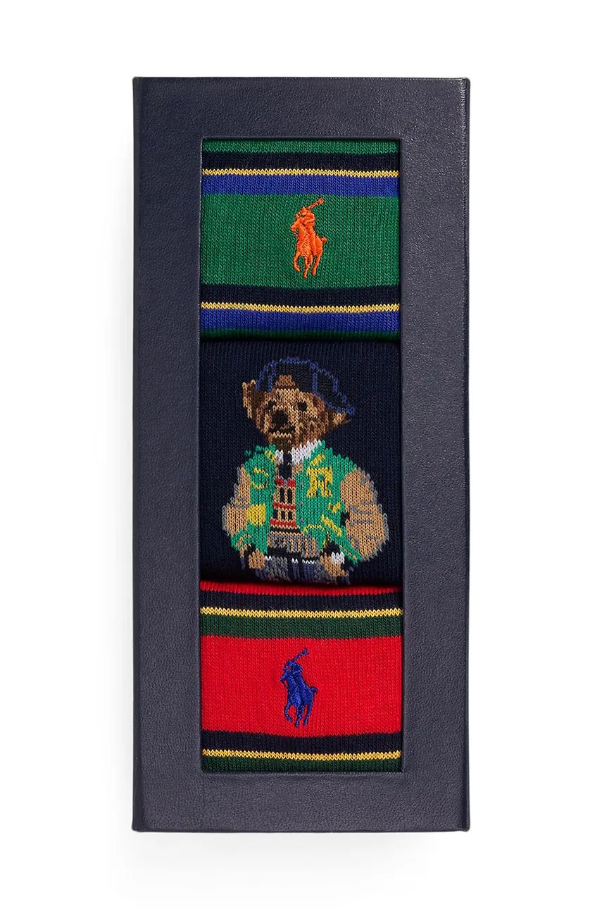 Чорапи Polo by Ralph Lauren 3 Pack Gift Boxed Socks Многоцветен | 449958860, 0