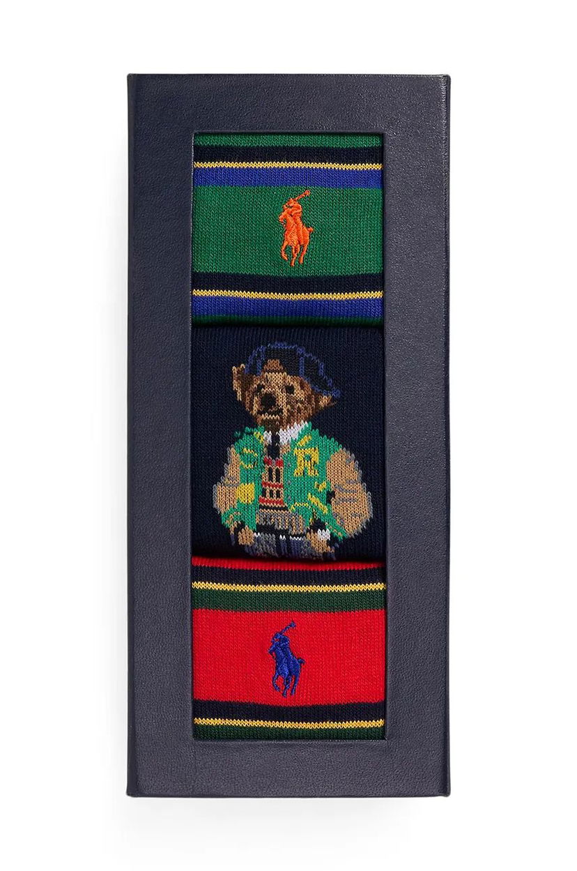 Чорапи Polo by Ralph Lauren 3 Pack Gift Boxed Socks Многоцветен | 449958860