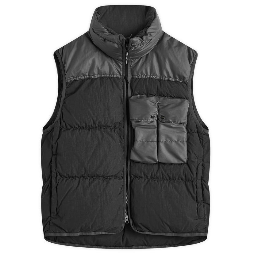 Жилетка C.P. Company Chrome-R Mixed Down Vest Черно | 17CMOW033A-006369M-999