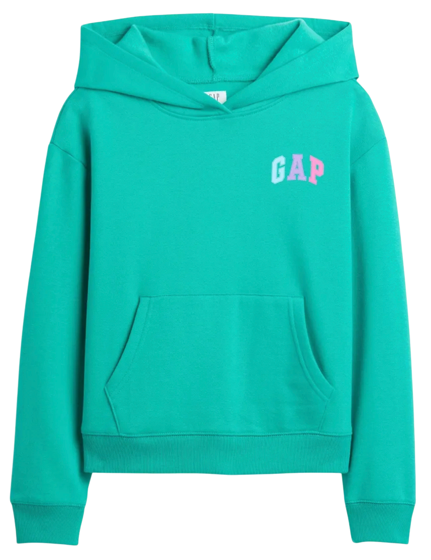 Суитчър GAP Logo Hoodie Тюркоазено | 724997-09, 0