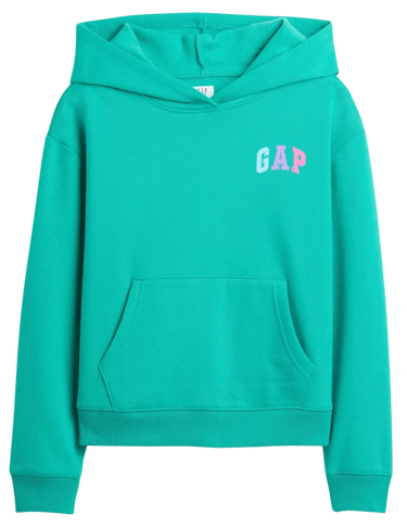 Суитчър GAP Logo Hoodie Тюркоазено | 724997-09, 0