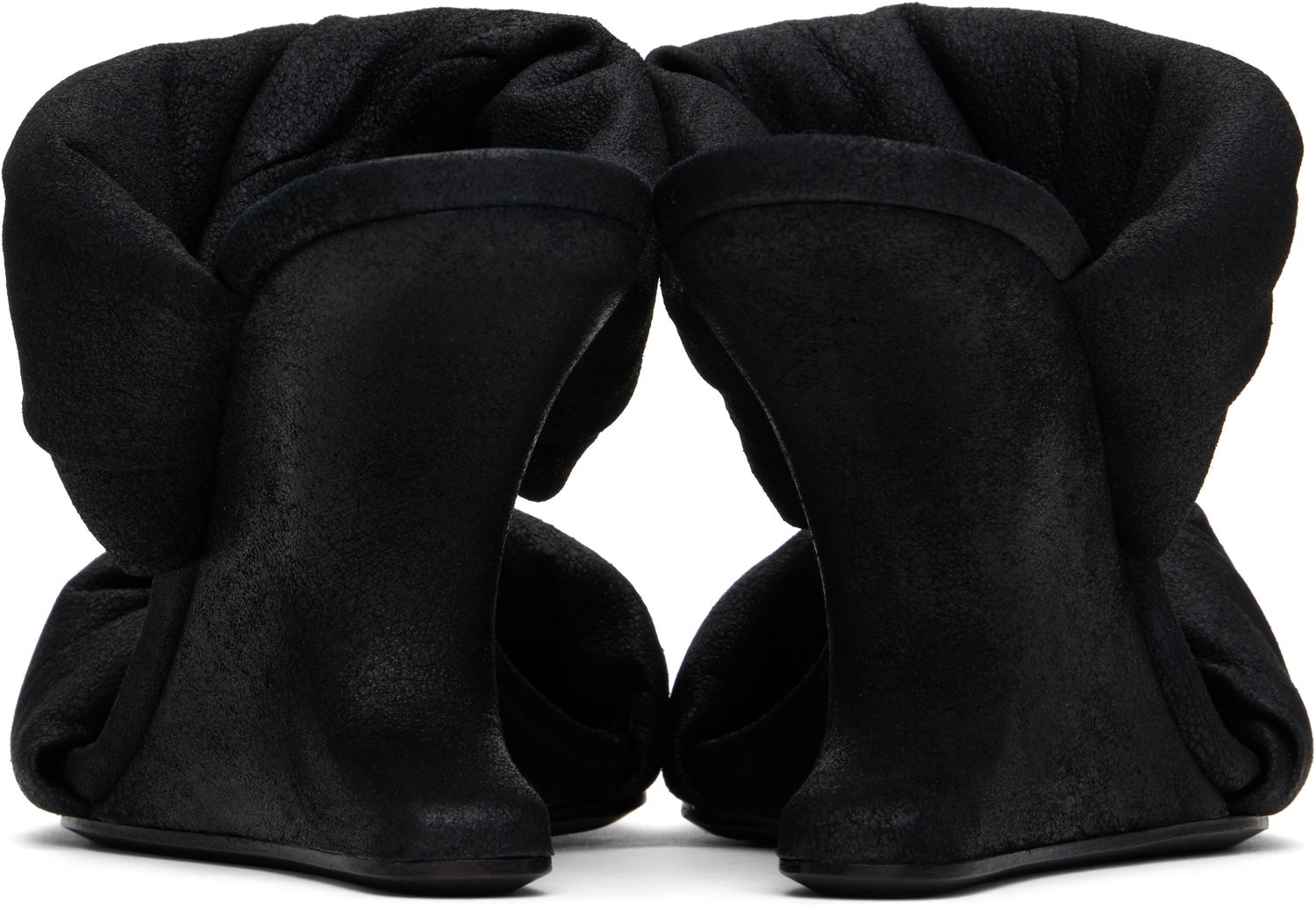 Аксесоари Rick Owens Rick Owens Porterville Cantilever 8 Twisted Heeled Sandals Черно | RP01E7803 LBA, 1