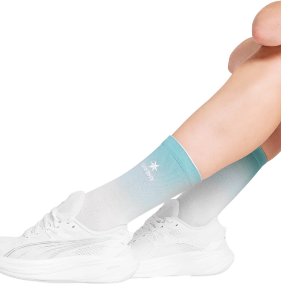 Чорапи Saysky Saysky Drip Dye High Socks Тюркоазено | ouaso201c1023-ouaso201c1023, 0