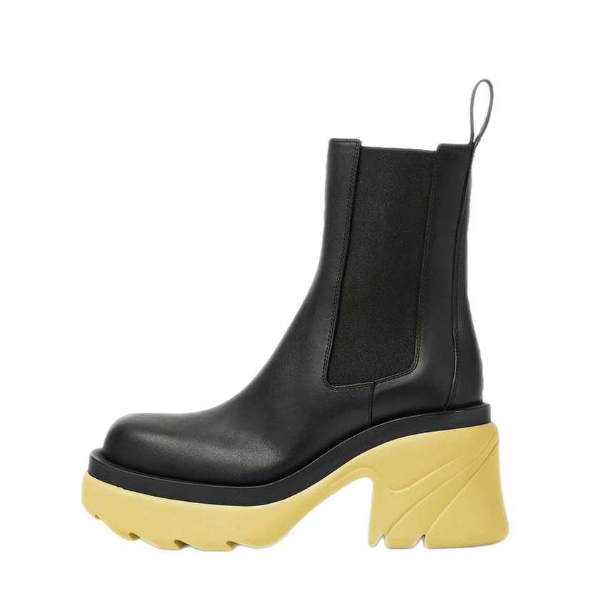Кецове и обувки Bottega Veneta Flash Platform Ankle Boots Черно | 667148VBS501482