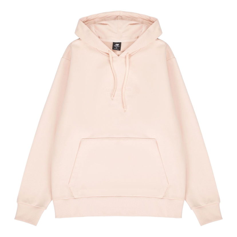 Суитчър New Balance Solid Color Knit Hoodie Розово | AMT21570-VRS