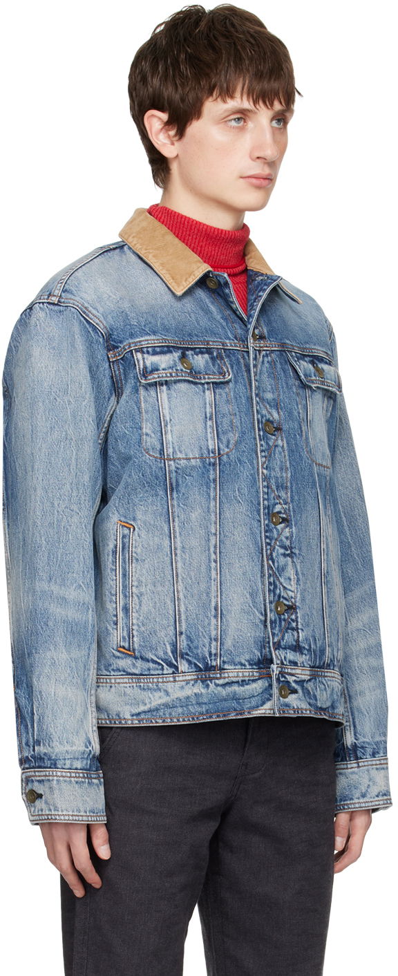 Яке rag & bone rag & bone Eli Trucker Denim Jacket Синьо | MED22H1424B4DA, 1
