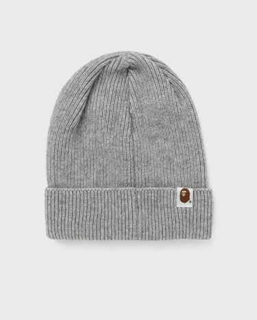 Шапка BAPE A BATHING APE One Point Knit Cap Сиво | 001HTK801304M GRA, 3