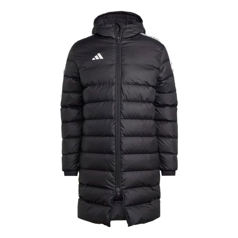 Пухо яке adidas Originals Tiro League Long Down Jacket Черно | HS7238