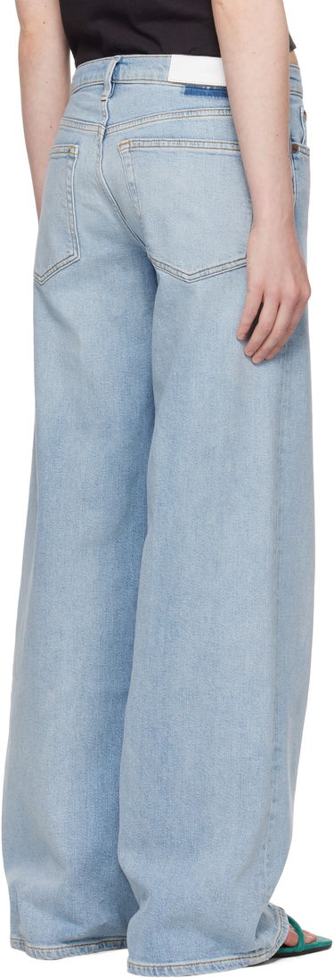 Дънки RE/DONE Re/Done Comfort Mid Rise Wide Leg Jeans Синьо | 190-03WMRWDLG, 2