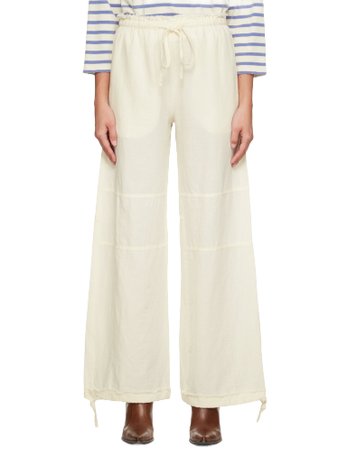 Панталони Acne Studios Relaxed Trousers Бяло | AK0702-