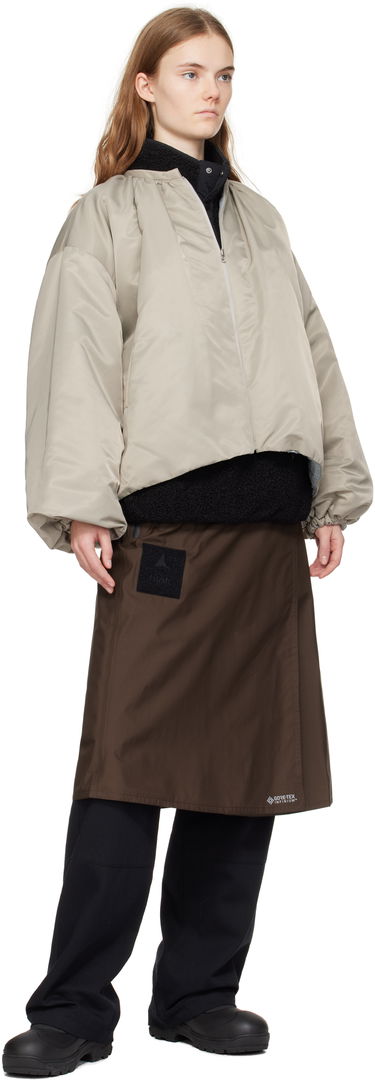 Пола ROA Tilak Edition Midi Paclite Skirt Кафяво | RBMW0304FA225, 4