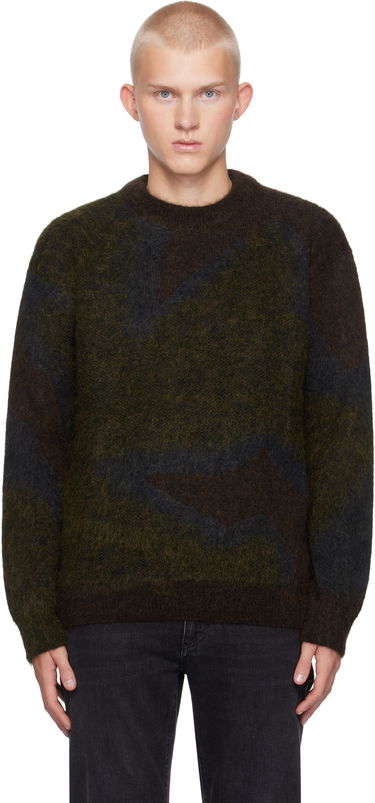 Пуловер Paul Smith Paul Smith Photogram Leaves Mohair-Blend Sweater Зелено | M1R-923Y-N02512-73, 0