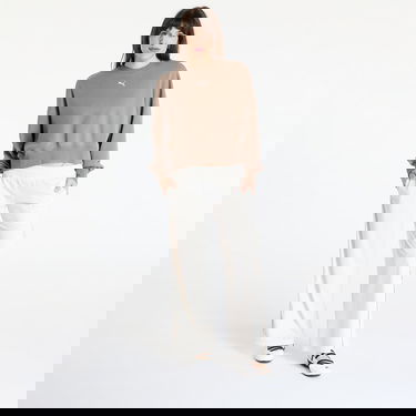 Суитчър Puma Wardrobe Essentials Over-Oversized Crew Sweatshirt Кафяво | 62974893, 3