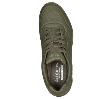 Кецове и обувки Skechers Uno Зелено | 52458-DKGR, 3