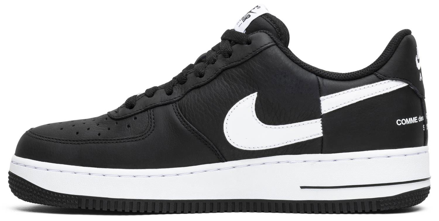 Кецове и обувки Nike Supreme x Comme des Garçons SHIRT x Air Force 1 Low Черно | AR7623-001, 1