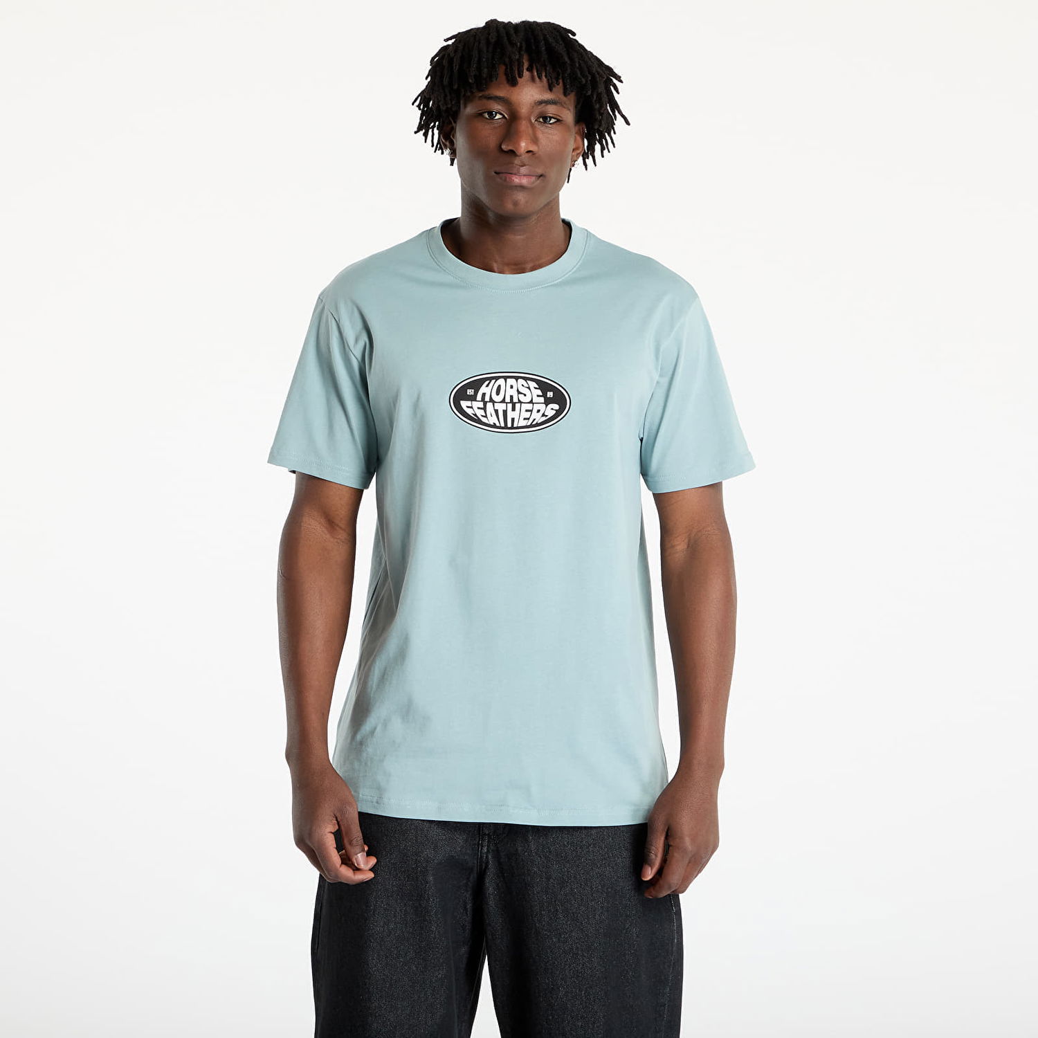 Тениска Horsefeathers Horsefeathers Dynamo T-Shirt Тюркоазено | SM1381B, 0