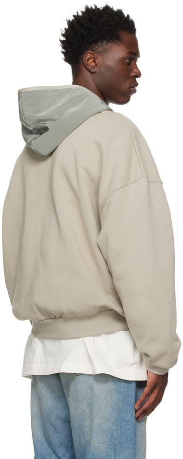Суитчър Fear of God Essentials Nylon Fleece Hoodie Сиво | 202SP244315F, 2