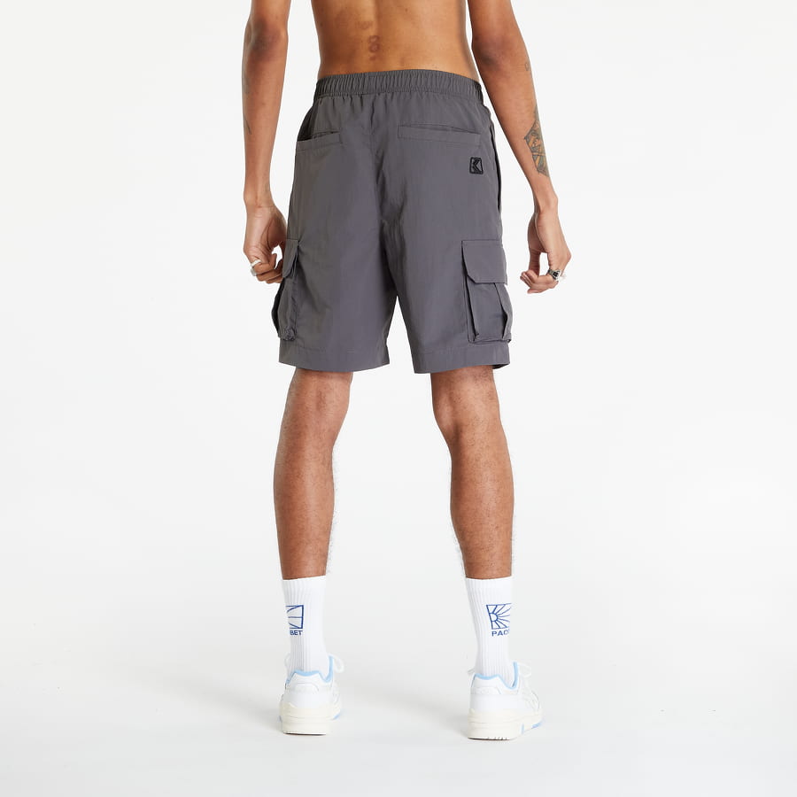 Къси панталони Karl Kani Rubber Signature Cargo Shorts Сиво | 6013396, 1
