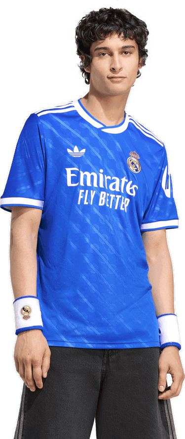 Фланелка adidas Originals Real Madrid Third 2025/26 Jersey Синьо | JV5845, 2