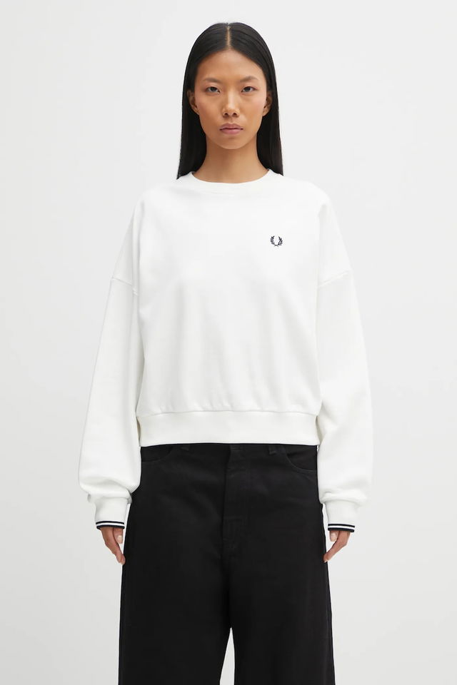 Fred Perry Cotton Sweatshirt with logo