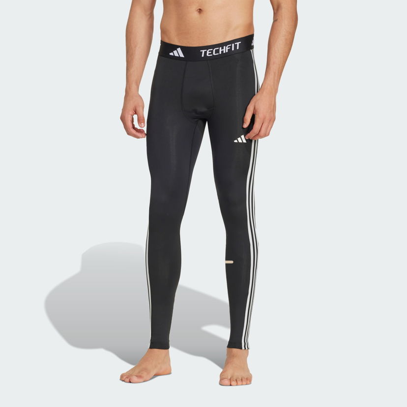 Клинове adidas Performance Techfit Compression Training 3-Stripes Long Черно | IN5587