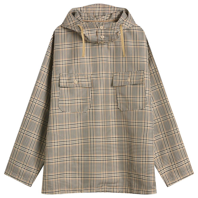 Риза Engineered Garments Engineered Garments Cagoule Plaid Shirt, Size Small Бежово | 25F1A010-IT006