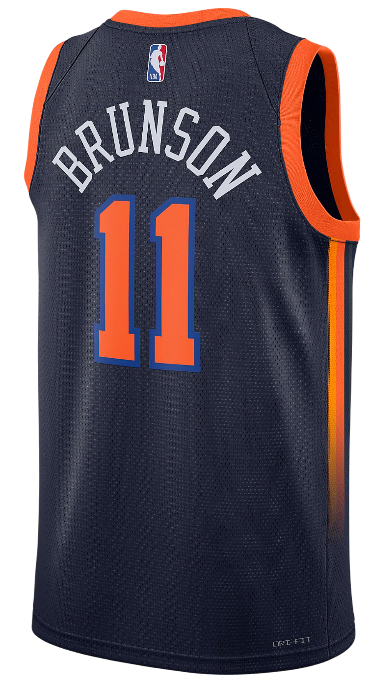 Фланелка Jordan Jordan NBA New York Knicks Statement Edition Swingman Jersey Синьо | do9536-424, 1