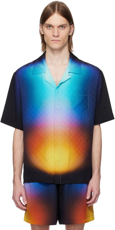 Риза Casablanca Casablanca Gradient Silk Resort Shirt Многоцветен | U-MS25-SH-003-02, 0