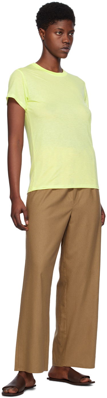 Тениска Baserange Crewneck T-Shirt Жълто | TOCT-BL-SP24, 3
