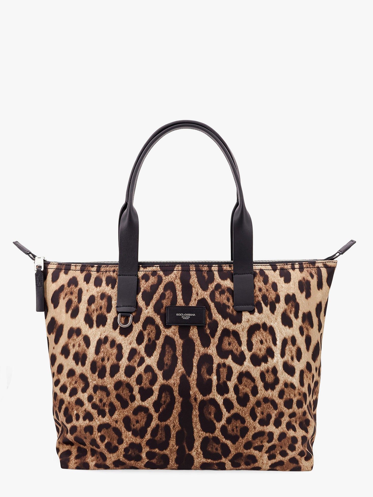 Голяма пазарска чанта Dolce & Gabbana Dolce & Gabbana Leopard Print Tote Bag Кафяво | BM2375A6F30HY13M, 0