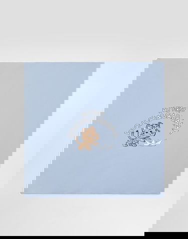 Облекло и аксесоари Dolce & Gabbana My First Interlock Blanket with Leopard and Boat Print Синьо | LNJA88G7PNKS9000, 0