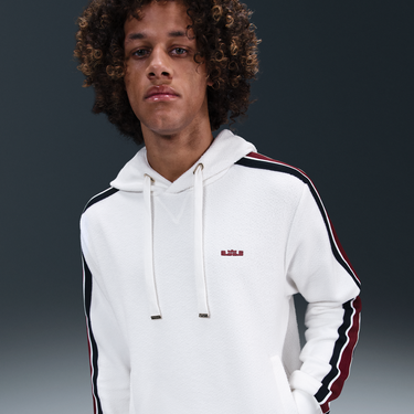 Суитчър Nike LeBron Standard Issue Therma-FIT Pullover Basketball Hoodie, Polyester/Cotton Бяло | HV3403-133, 0