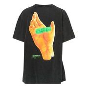 Off-White Oversized Hand Graphic T-Shirt