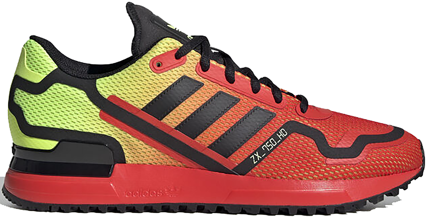 Кецове и обувки adidas Originals ZX 750 HD Glory Red Core Black Червено | FV8489, 0