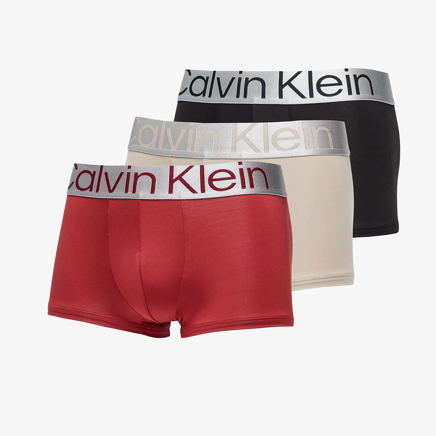 Боксерки CALVIN KLEIN Reconsidered Steel Microfiber Low Rise Trunk Многоцветен | NB3074A 6IF, 0