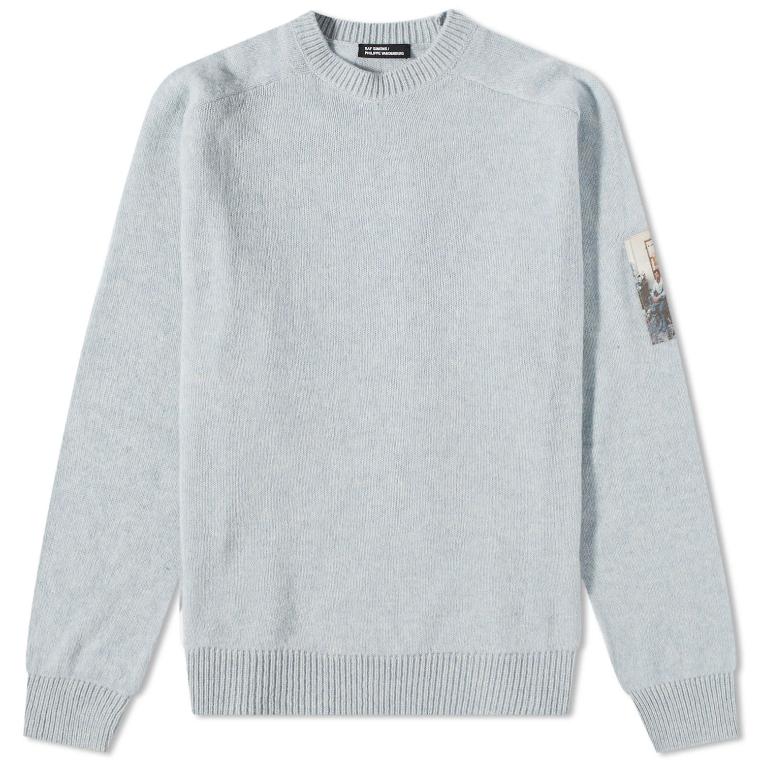Суитчър RAF SIMONS Hammersleeve Crew Sweat Синьо | 231-846-0042, 0